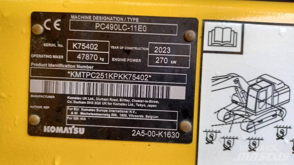 Komatsu PC 490 LC-11 Гусеничные экскаваторы