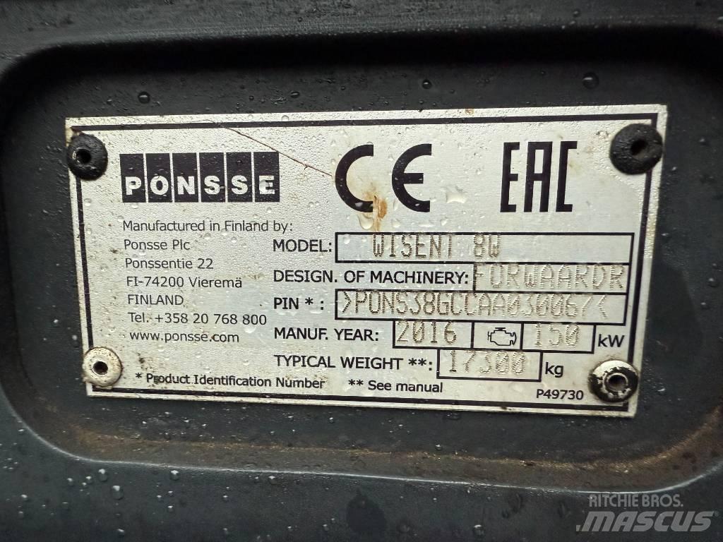 Ponsse WISENT 8W Форвардеры