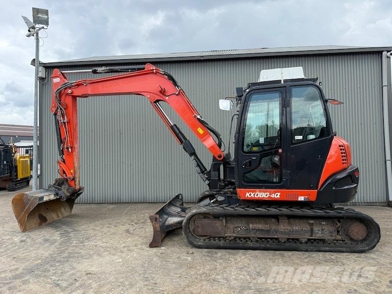Kubota KX 080-4 Малые экскаваторы 7т-12т