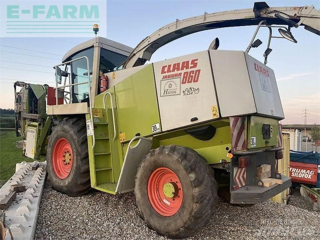 CLAAS jaguar 860 Самоходные кормоуборочные комбайны