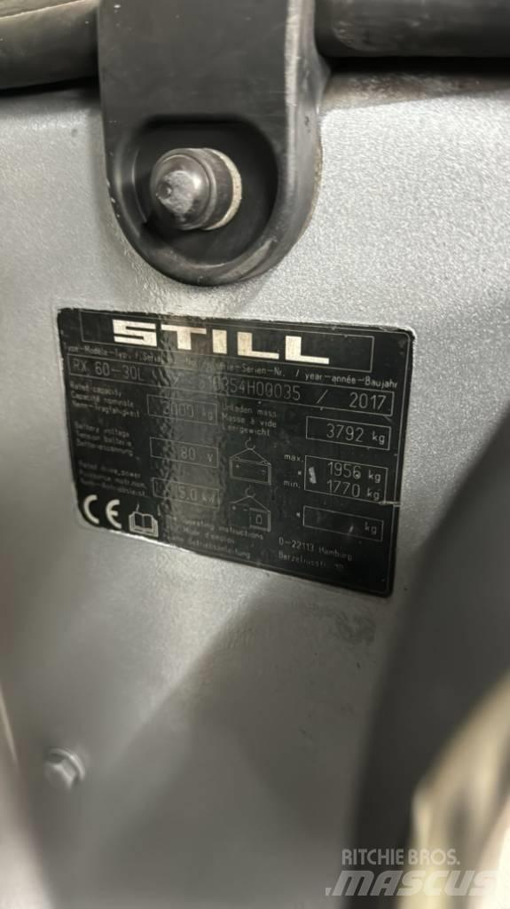 Still RX 60-30 Электропогрузчики