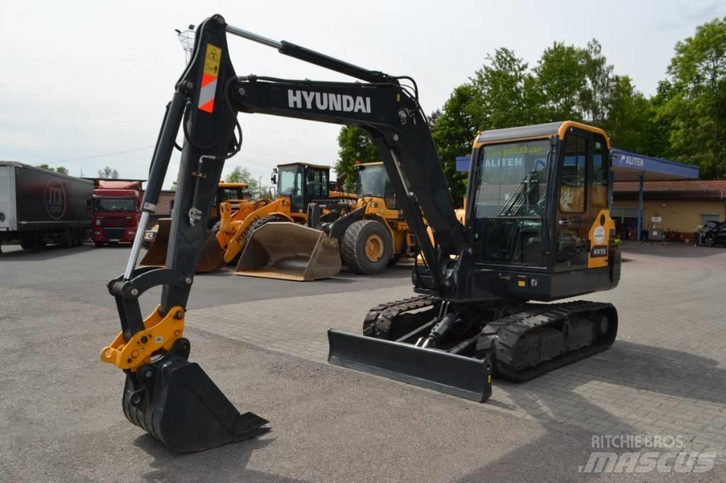 Hyundai HX 55 Мини-экскаваторы