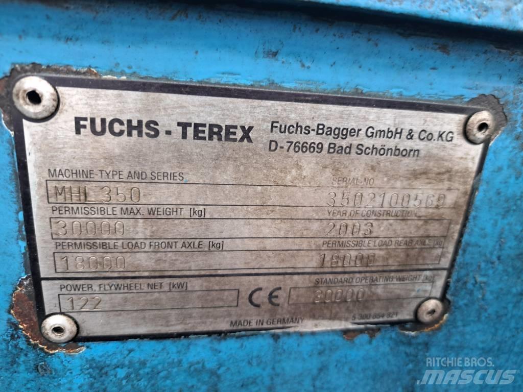 Fuchs MHL350C FQC Перегружатели металлолома/промышленные погрузчики