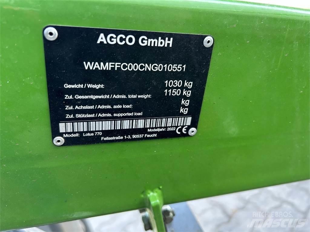 Fendt Lotus 770 Грабли-ворошилки