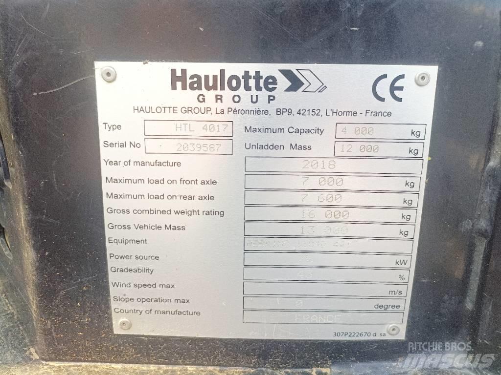 Haulotte HTL4017 Телескопические погрузчики