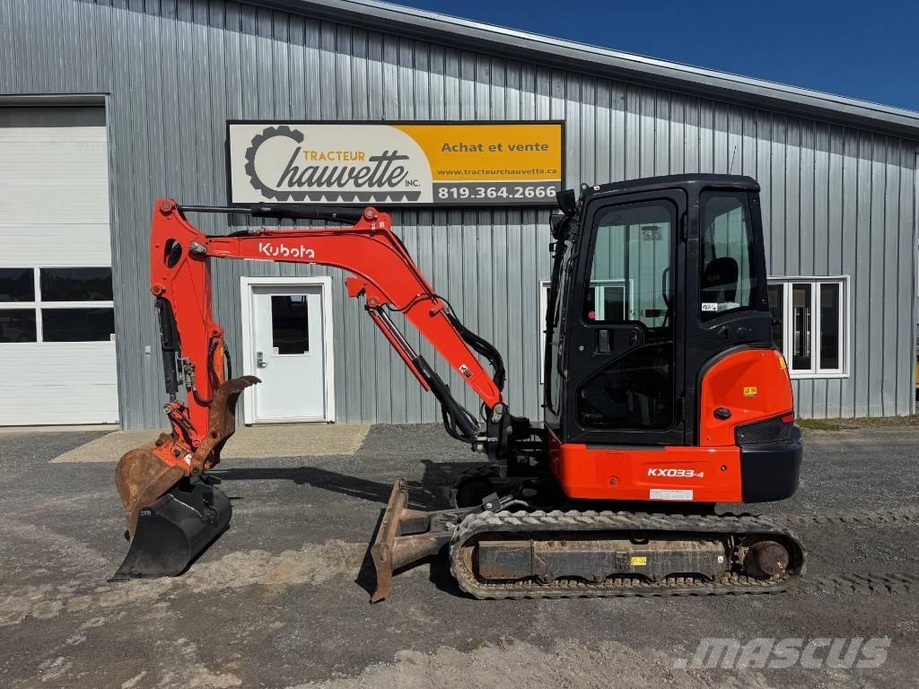 Kubota KX 033-4 Мини-экскаваторы