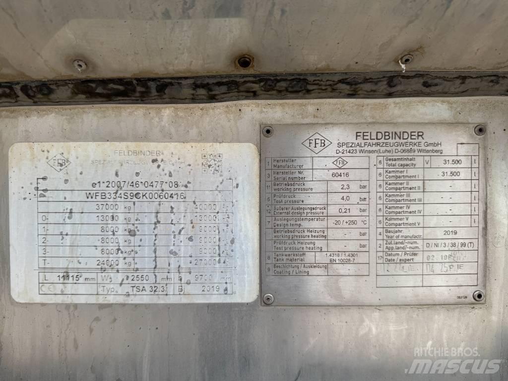 Feldbinder TSA 32.3 Прицепы-цистерны