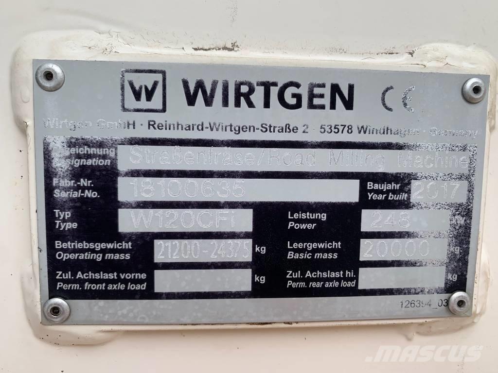 Wirtgen W 120 CFi Дорожные фрезы