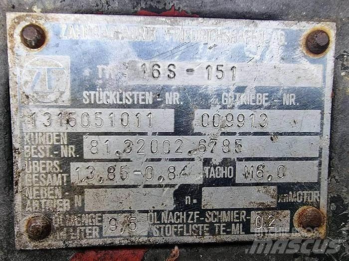 ZF 16 S 151 Коммерческий транспорт - Другие