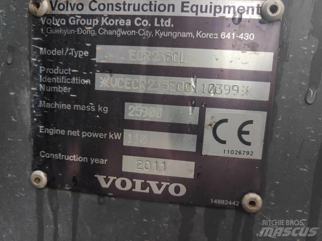 Volvo ECR 235 C L Гусеничные экскаваторы