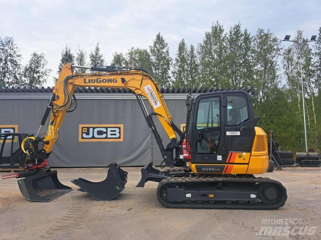 LiuGong 909 ECR Малые экскаваторы 7т-12т