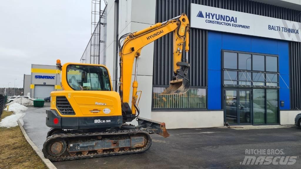 Hyundai R80CR-9A Малые экскаваторы 7т-12т