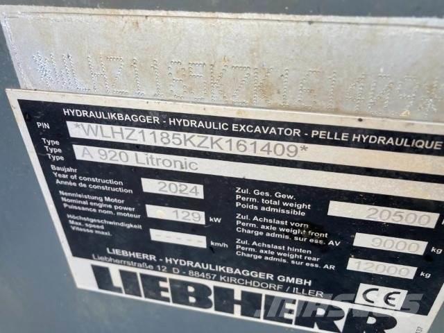 Liebherr A920 Колёсные экскаваторы