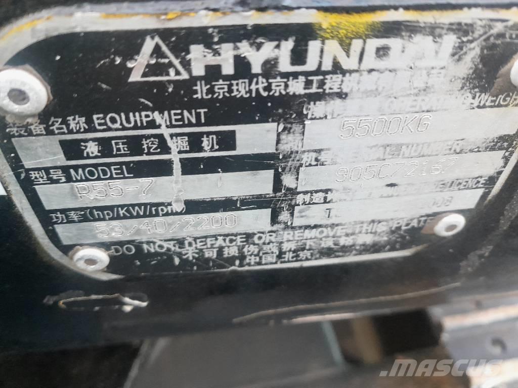 Hyundai R55-7 Гусеничные экскаваторы