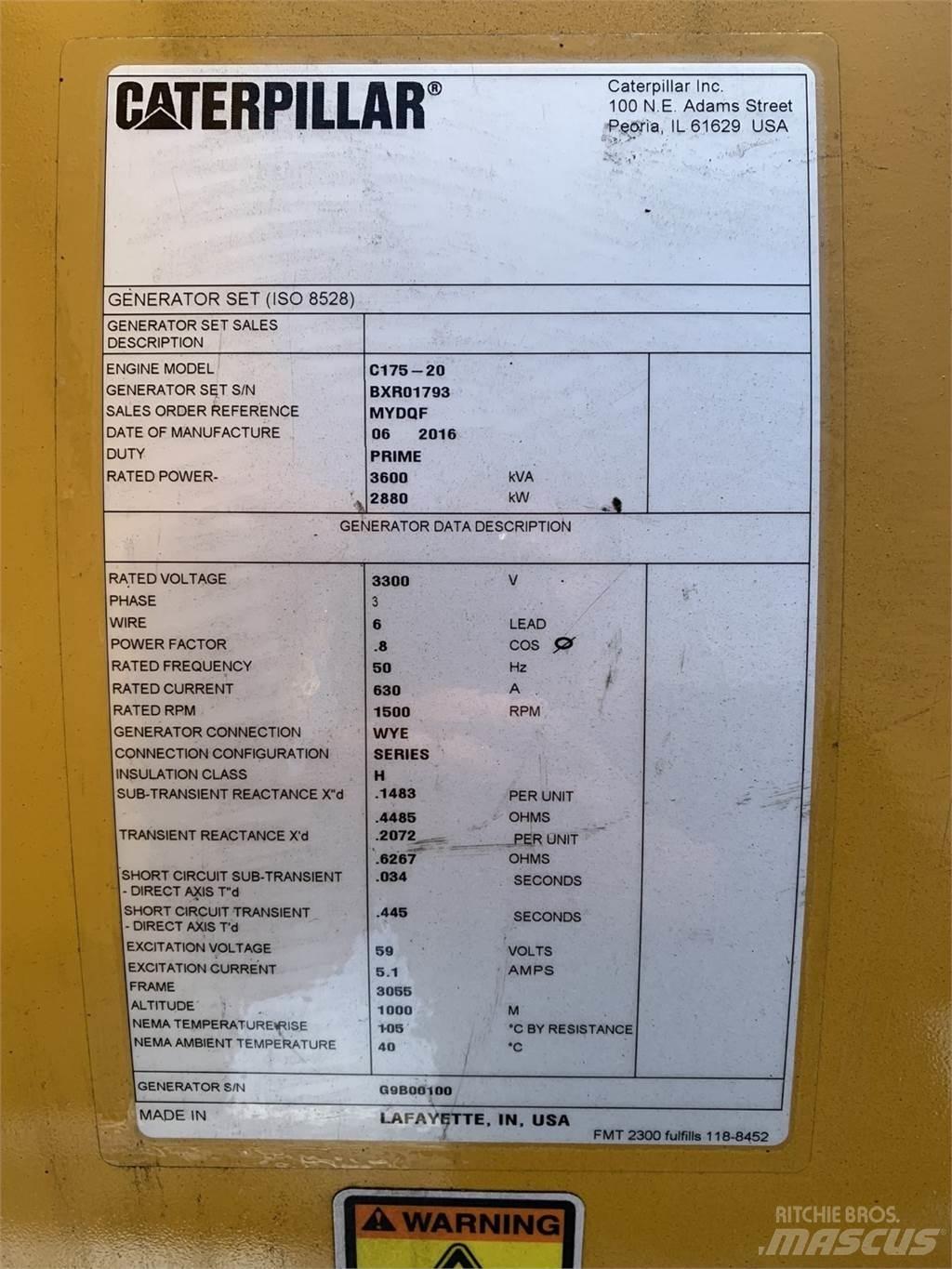 CAT SR5 Другие генераторы