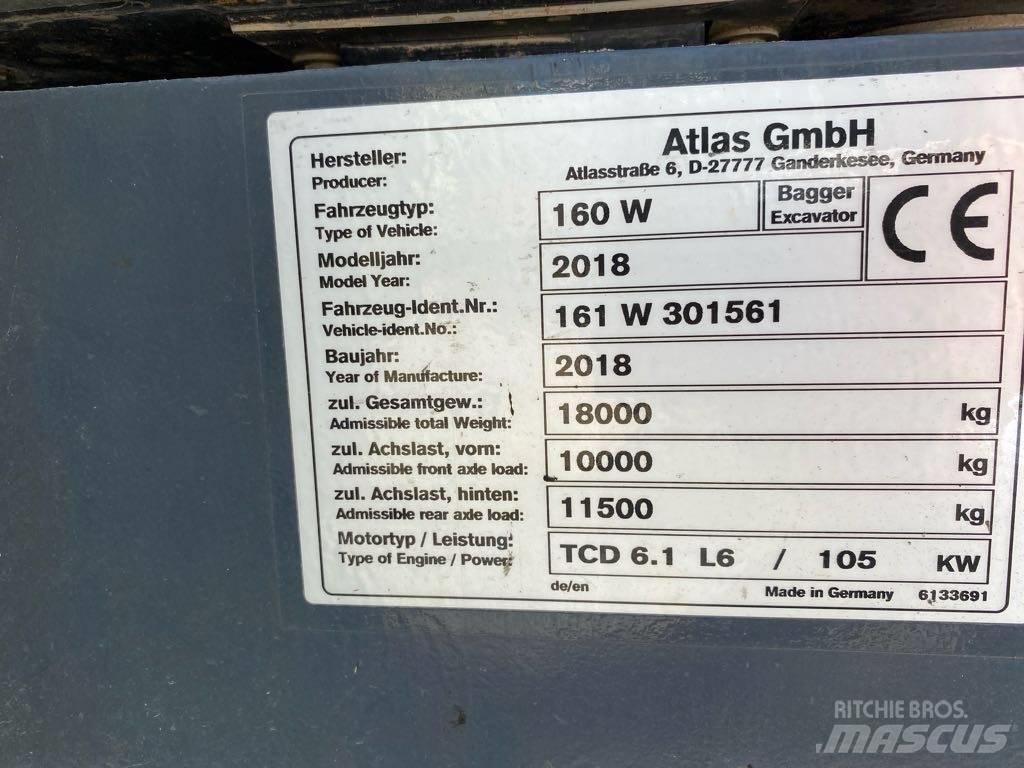  Altas 160 W Колёсные экскаваторы