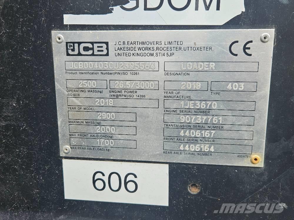 JCB 403 Малые погрузчики