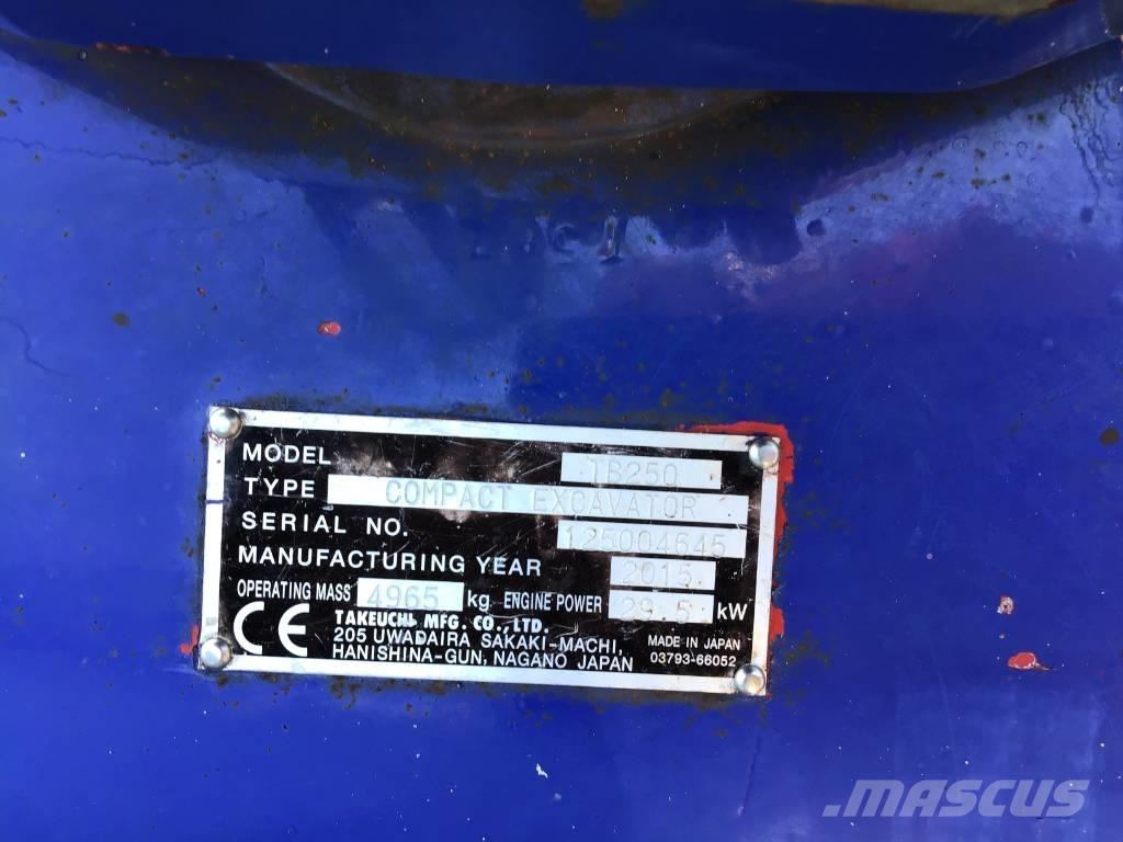 Takeuchi TB 250 Мини-экскаваторы