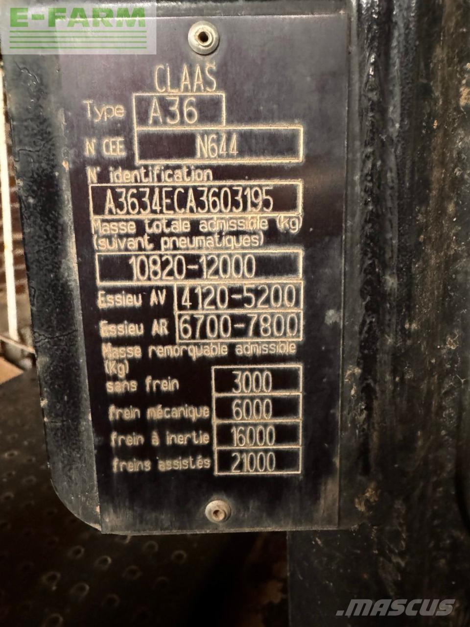 CLAAS ARION 650 Трактора