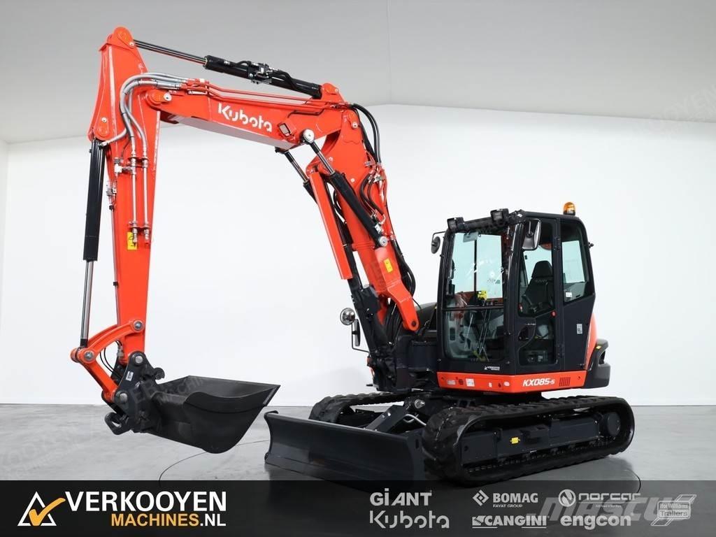 Kubota KX085-5 2PC Малые экскаваторы 7т-12т
