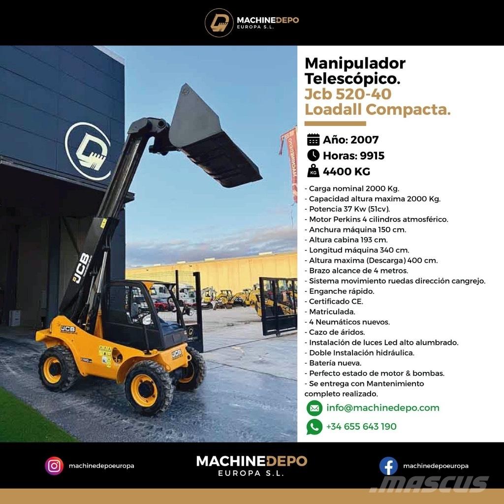 JCB 520-40 Телескопические погрузчики
