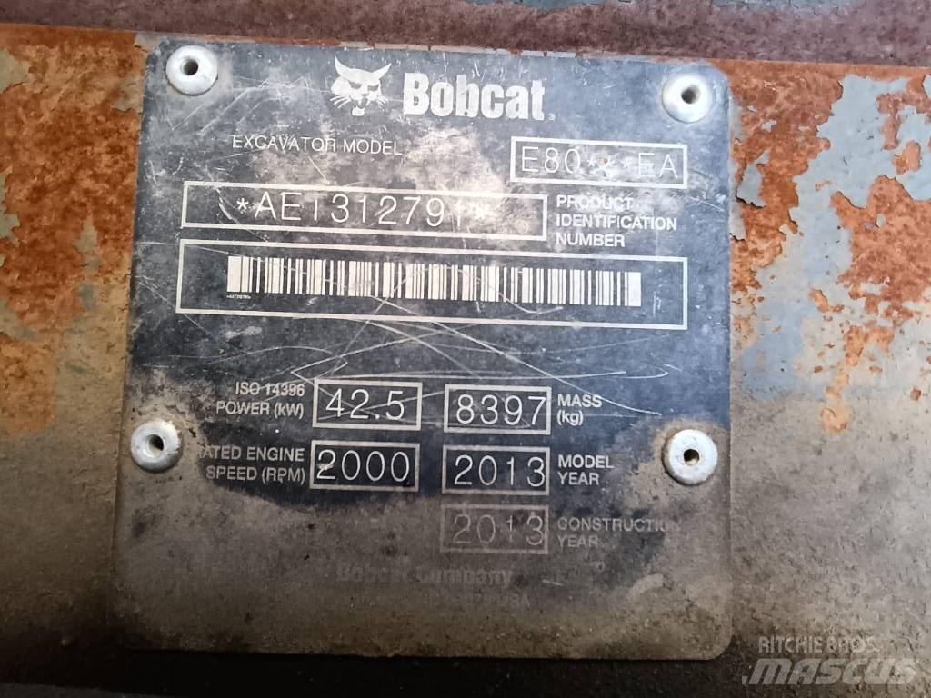 Bobcat E 80 EA Малые экскаваторы 7т-12т