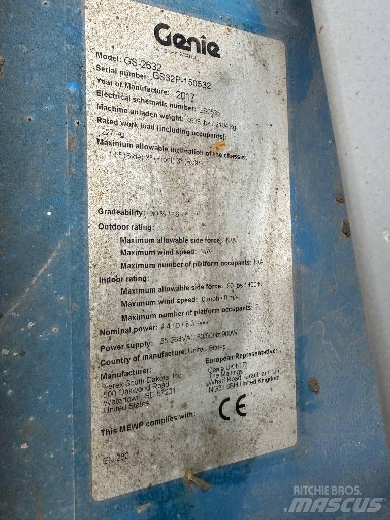 Genie GS 2632 Ножничные подъемники