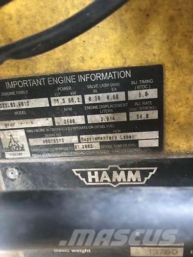 Hamm ROLLER HD70 Катки тротуарные
