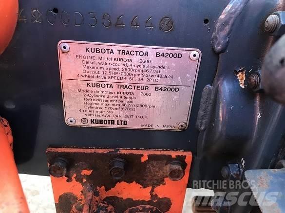 Kubota B4200 Экскаваторы-погрузчики