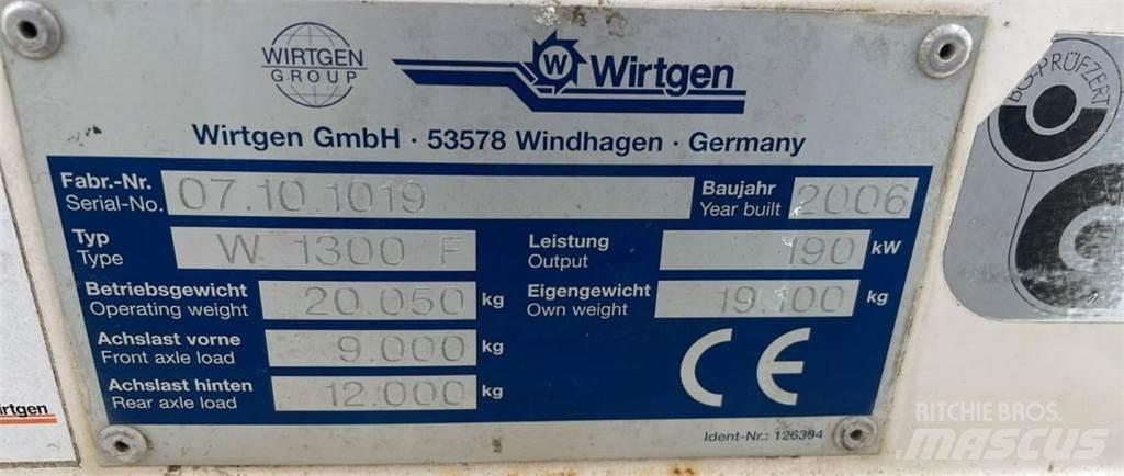 Wirtgen W 1300 F Дорожные фрезы
