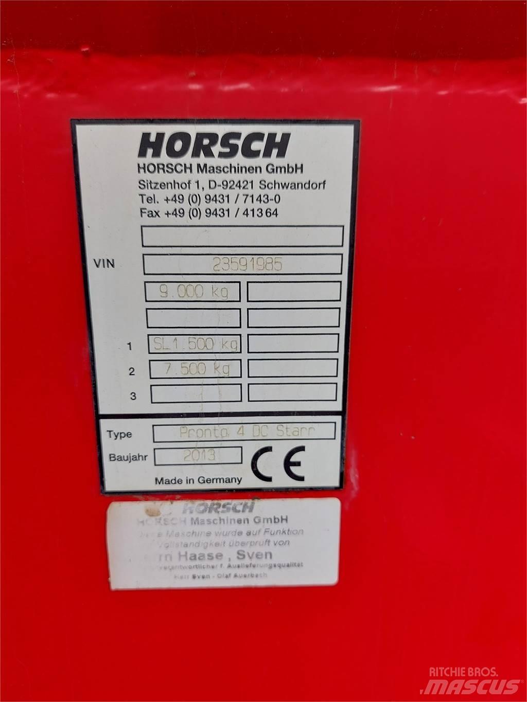 Horsch Pronto 4DC Прочее почвообрабатывающее оборудование