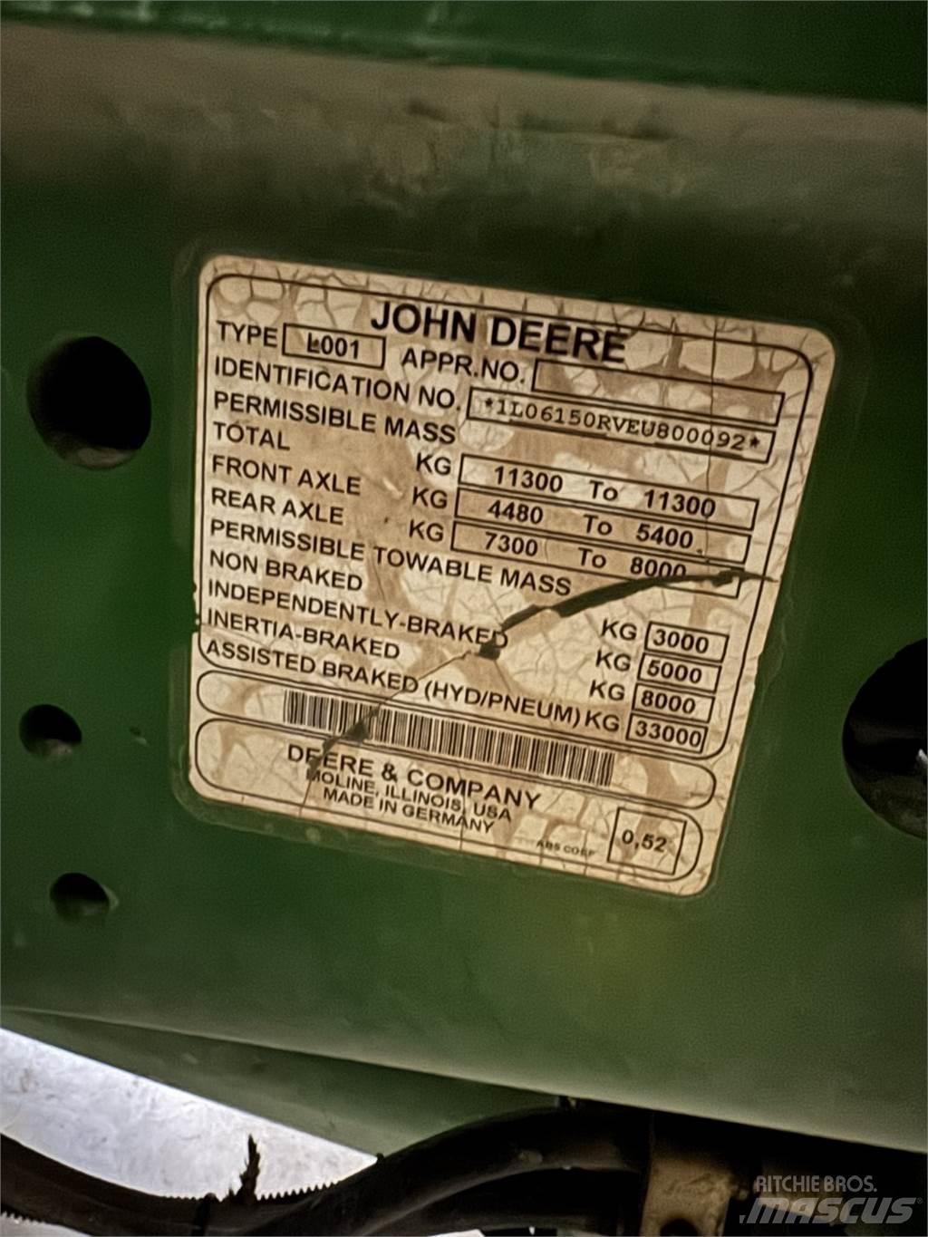 John Deere 6150R Трактора