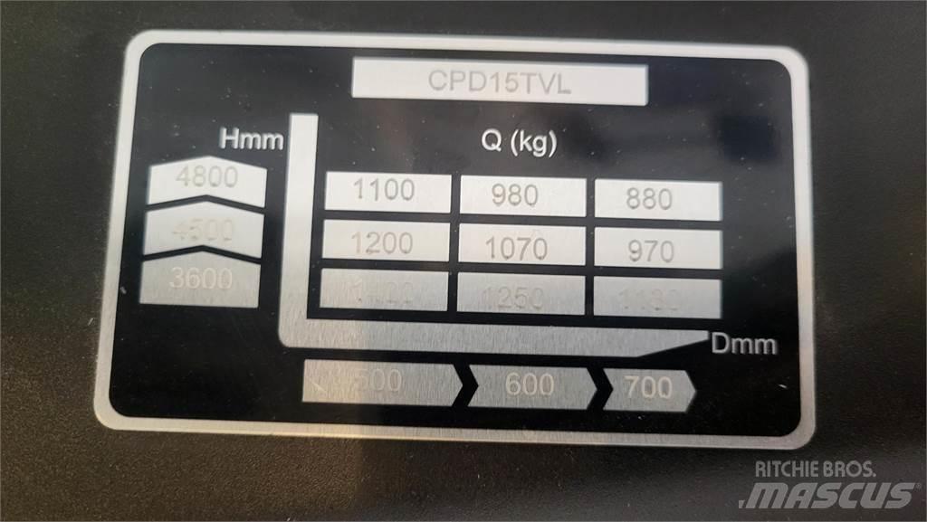  CPD15TVL T4800 Электропогрузчики