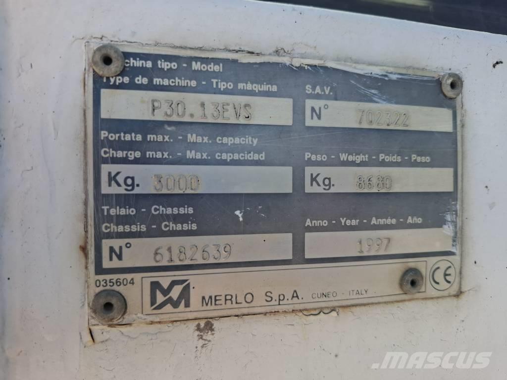 Merlo P 30.13 EVS Оси
