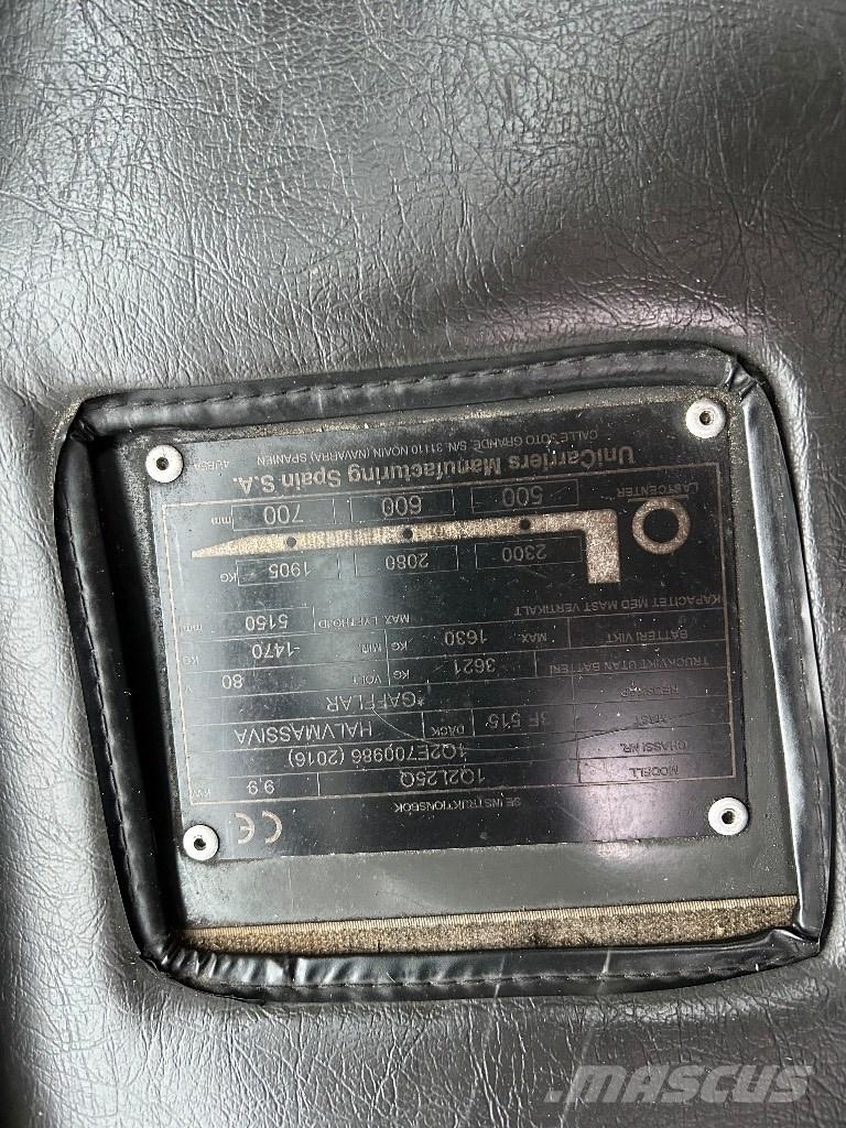 UniCarriers L25Q Электропогрузчики