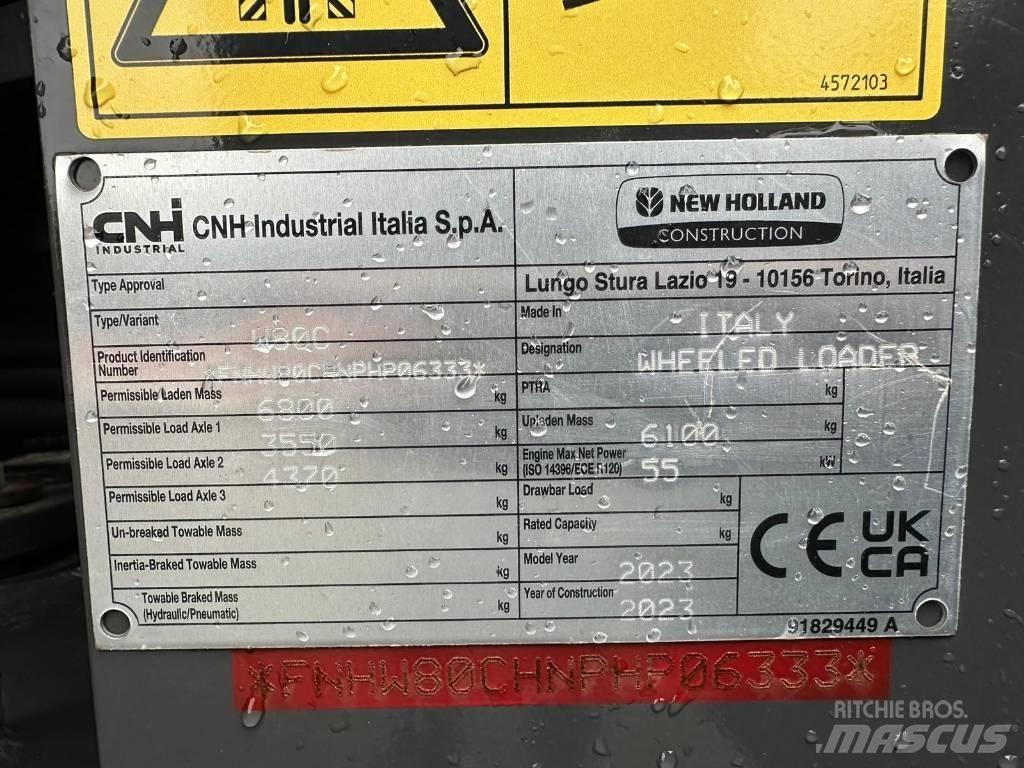 New Holland W 80 C Многофункциональные сельскохозяйственные погрузчики