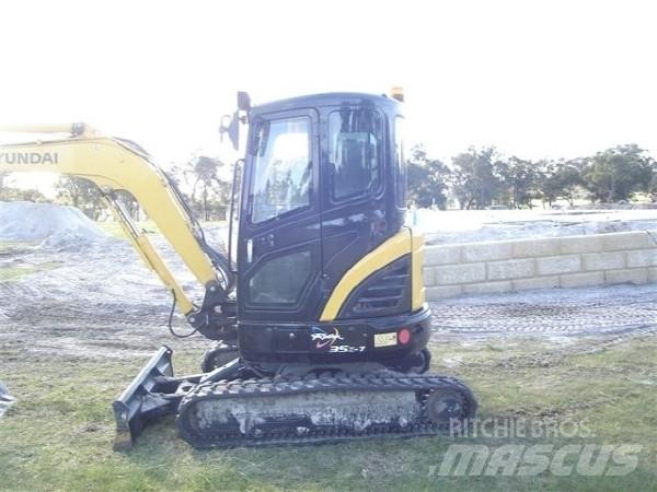 Hyundai R35Z-7 Мини-экскаваторы