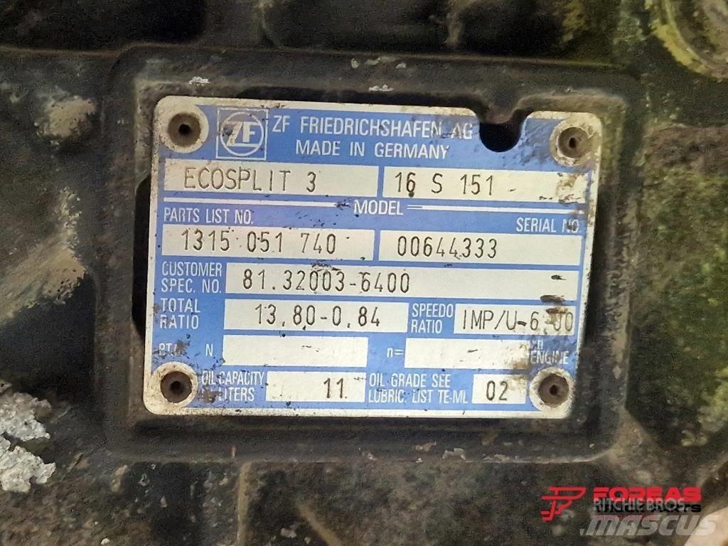 ZF ECOSPLIT 16S - 151 Коробки передач