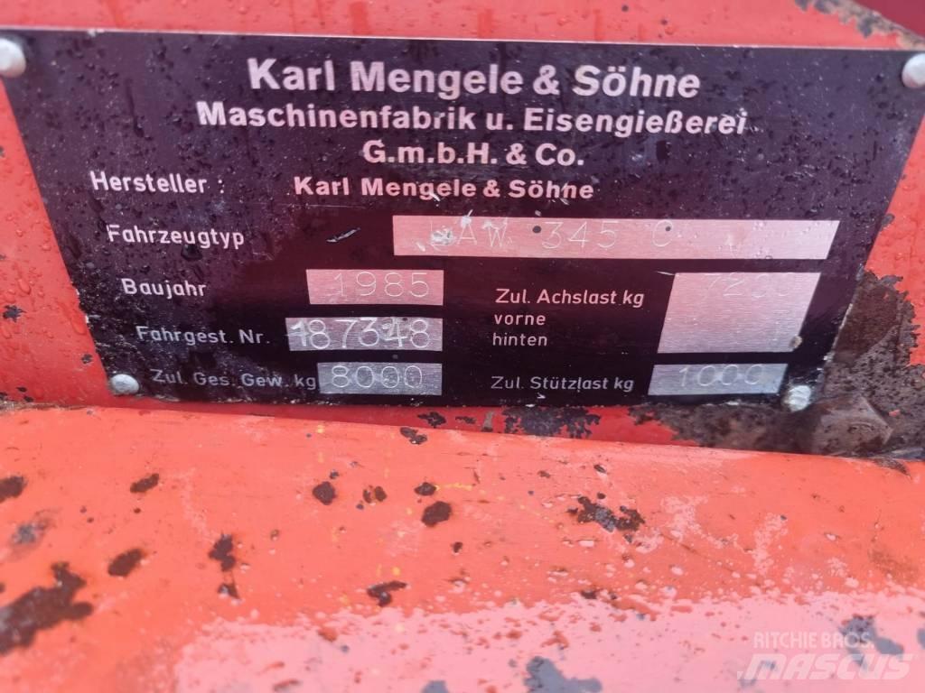 Mengele AW 345 c Прицепы с самозагрузкой