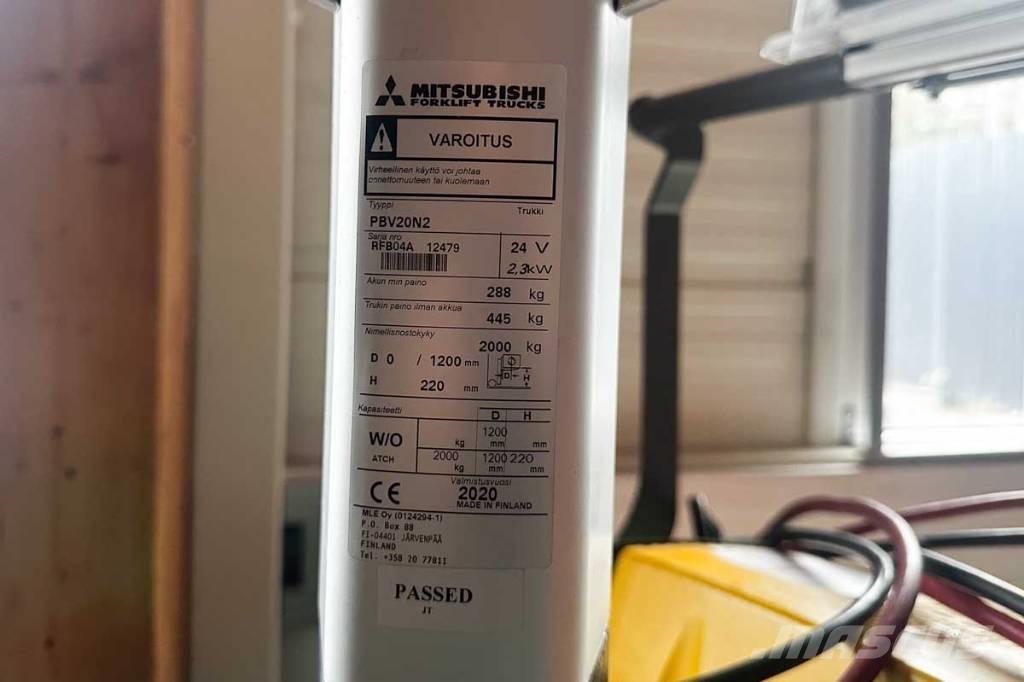 Mitsubishi PBV 20 N2 Самоходные электрические тележки