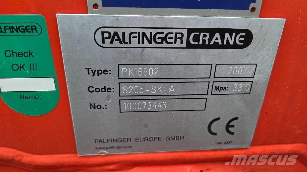 Palfinger PK 16502 Краны-манипуляторы