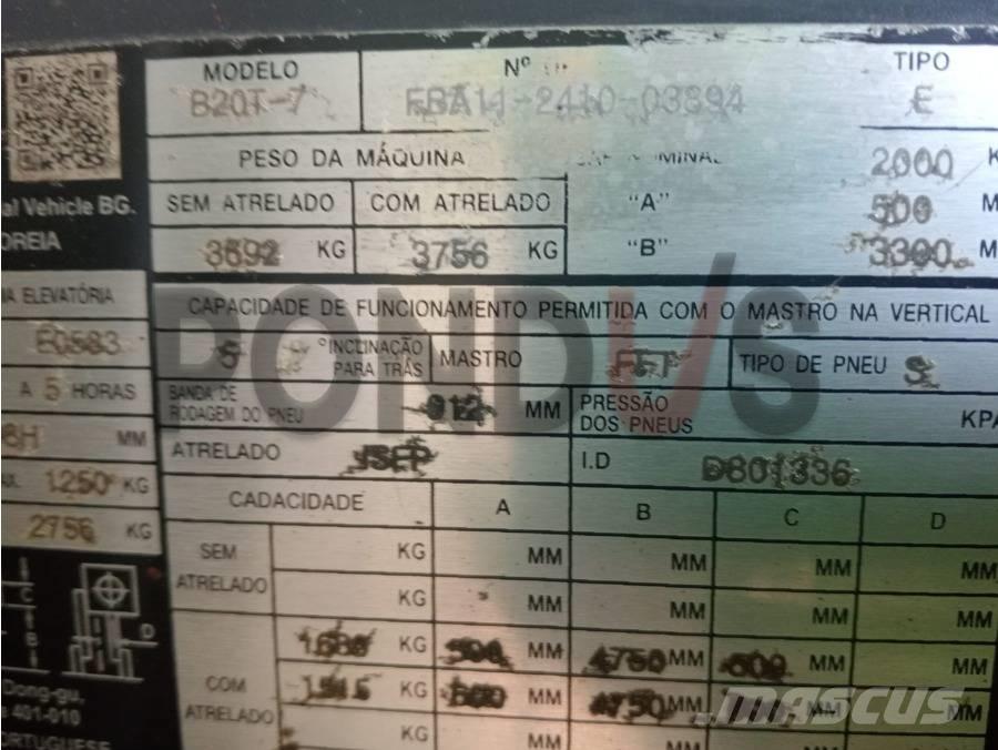 Doosan B 20 T-7 Электропогрузчики