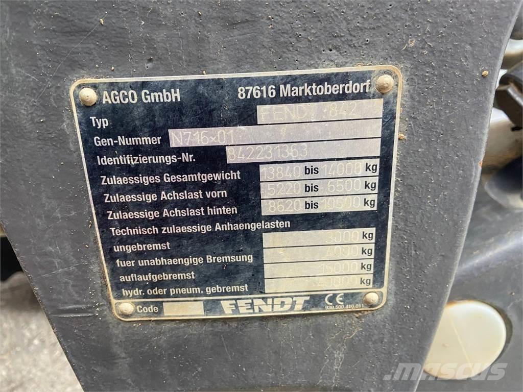 Fendt 828 Vario Трактора