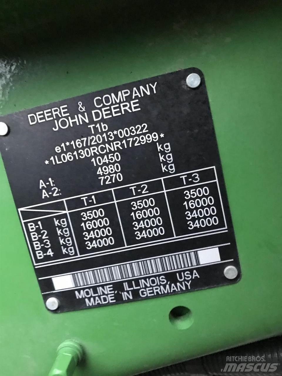 John Deere 6R 130 Трактора