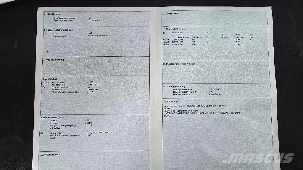  TRAILER-BYGG TOM - 42 Прицепы Лесовозы