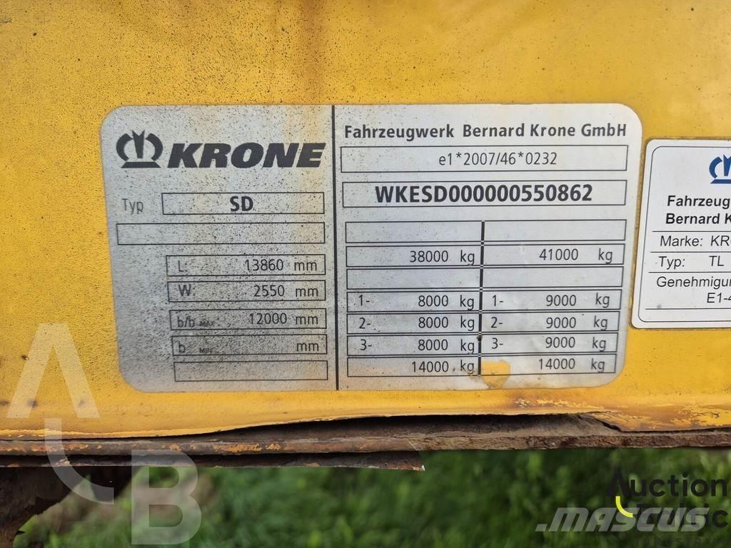 Krone SD Тентованные полуприцепы