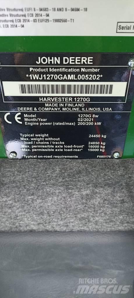 John Deere 1270 G Харвестеры