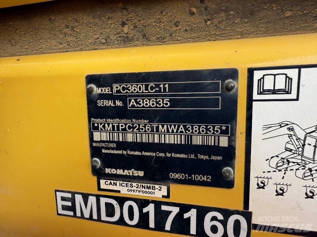 Komatsu PC360LC-11 Гусеничные экскаваторы