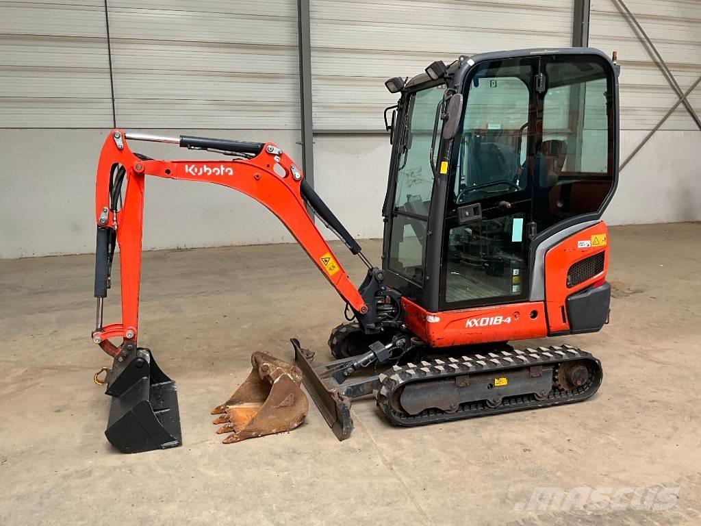 Kubota KX 018-4 Мини-экскаваторы