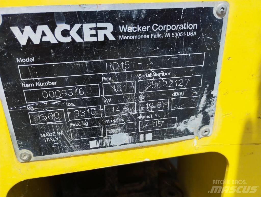 Wacker Neuson RD 15 Катки тротуарные
